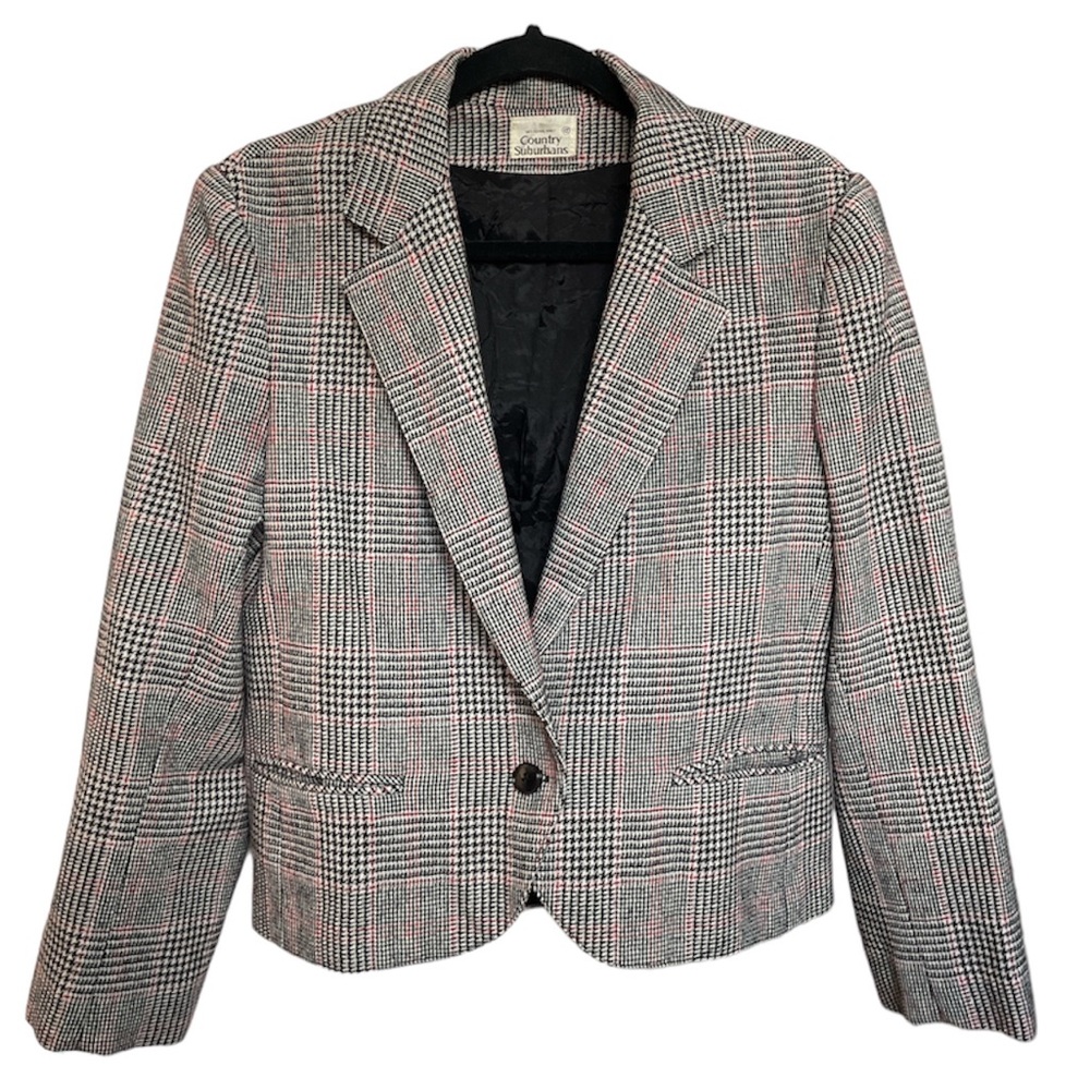 Vintage Cropped Blazer